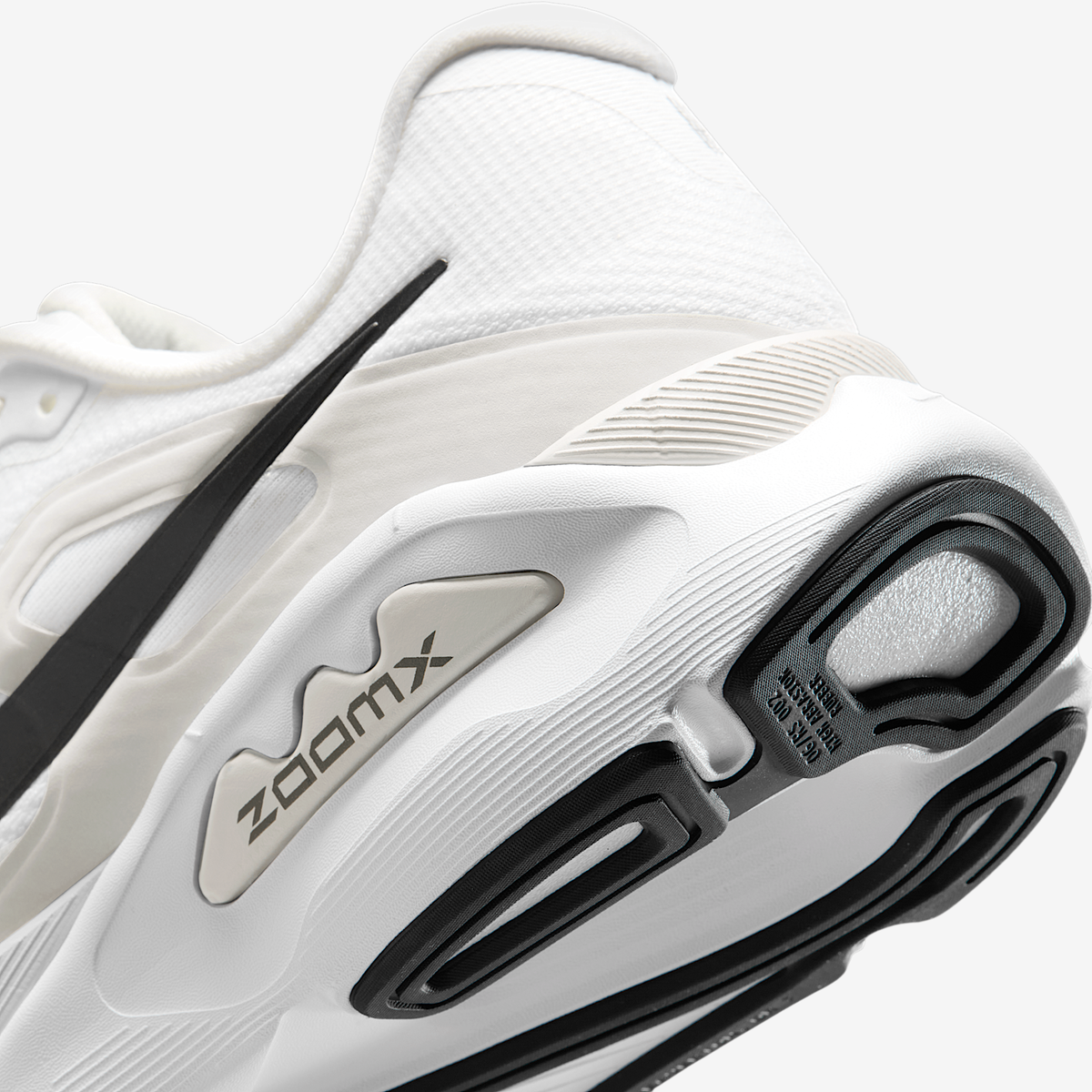 Nike Men's Structure Plus 100 White/Black-PhotonDust detail 2