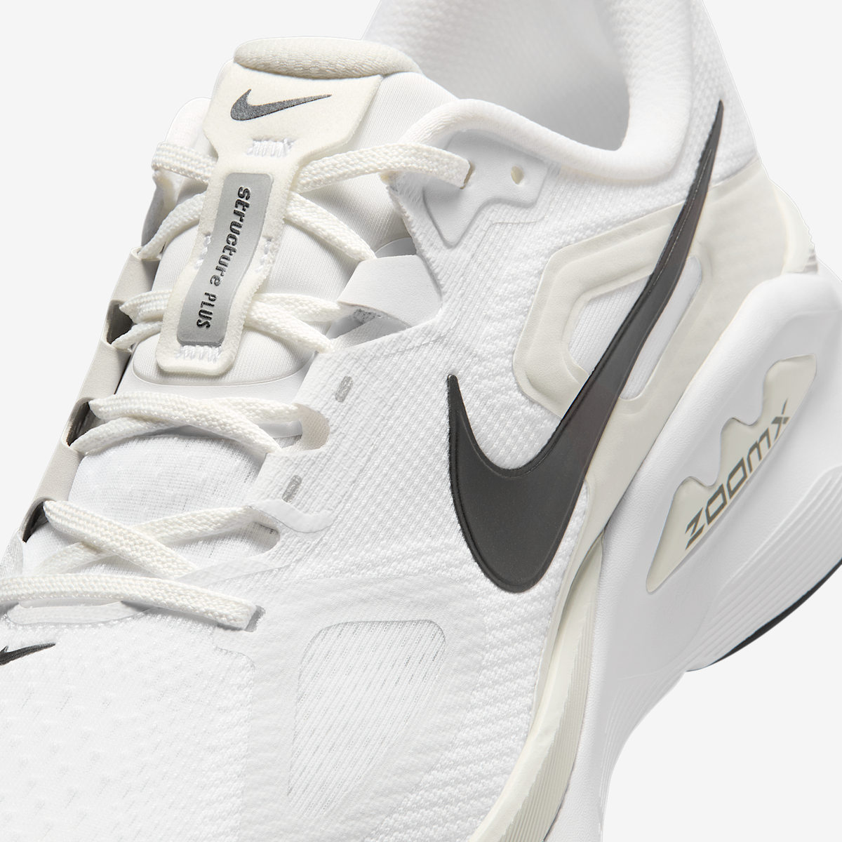 Nike Men's Structure Plus 100 White/Black-PhotonDust detail