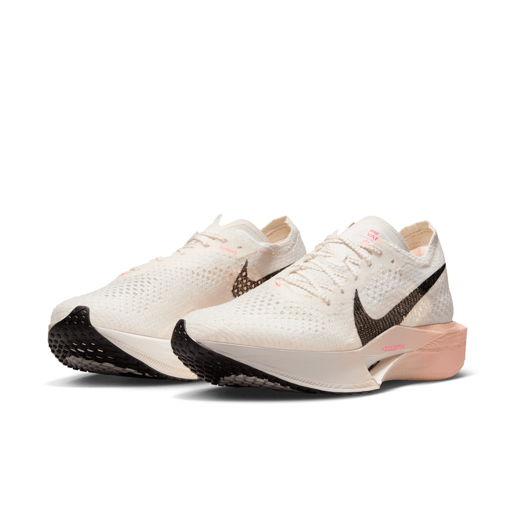 Nike Women's Vaporfly 3 103 Sail/BlackCrimsonTintGuavaIce pair angle