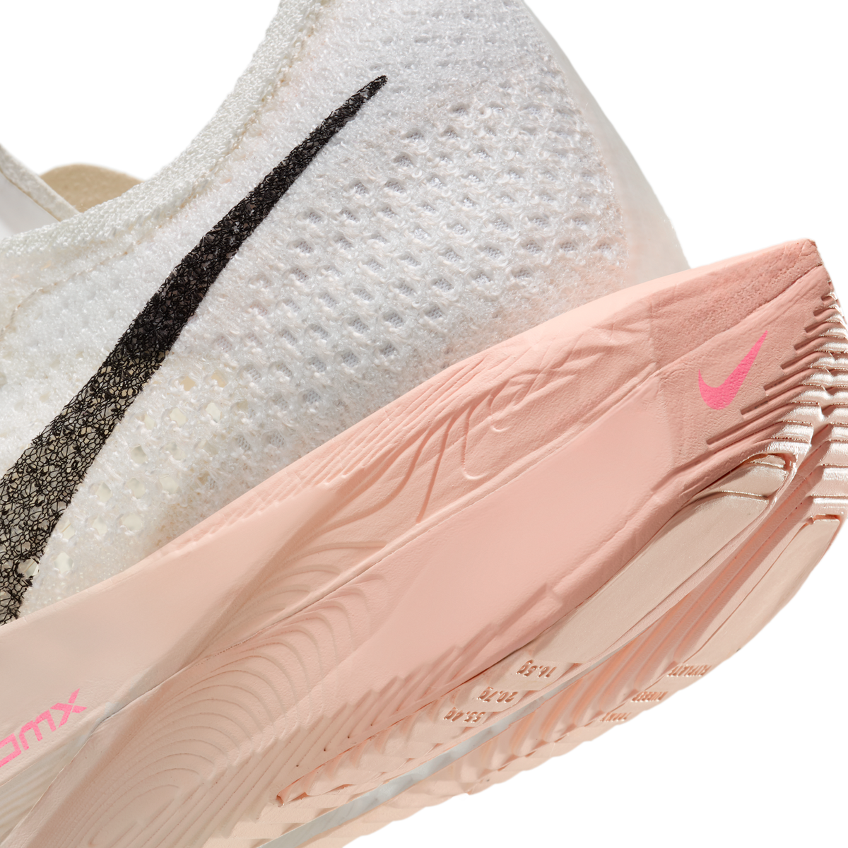 Nike Women's Vaporfly 3 103 Sail/BlackCrimsonTintGuavaIce detail 2