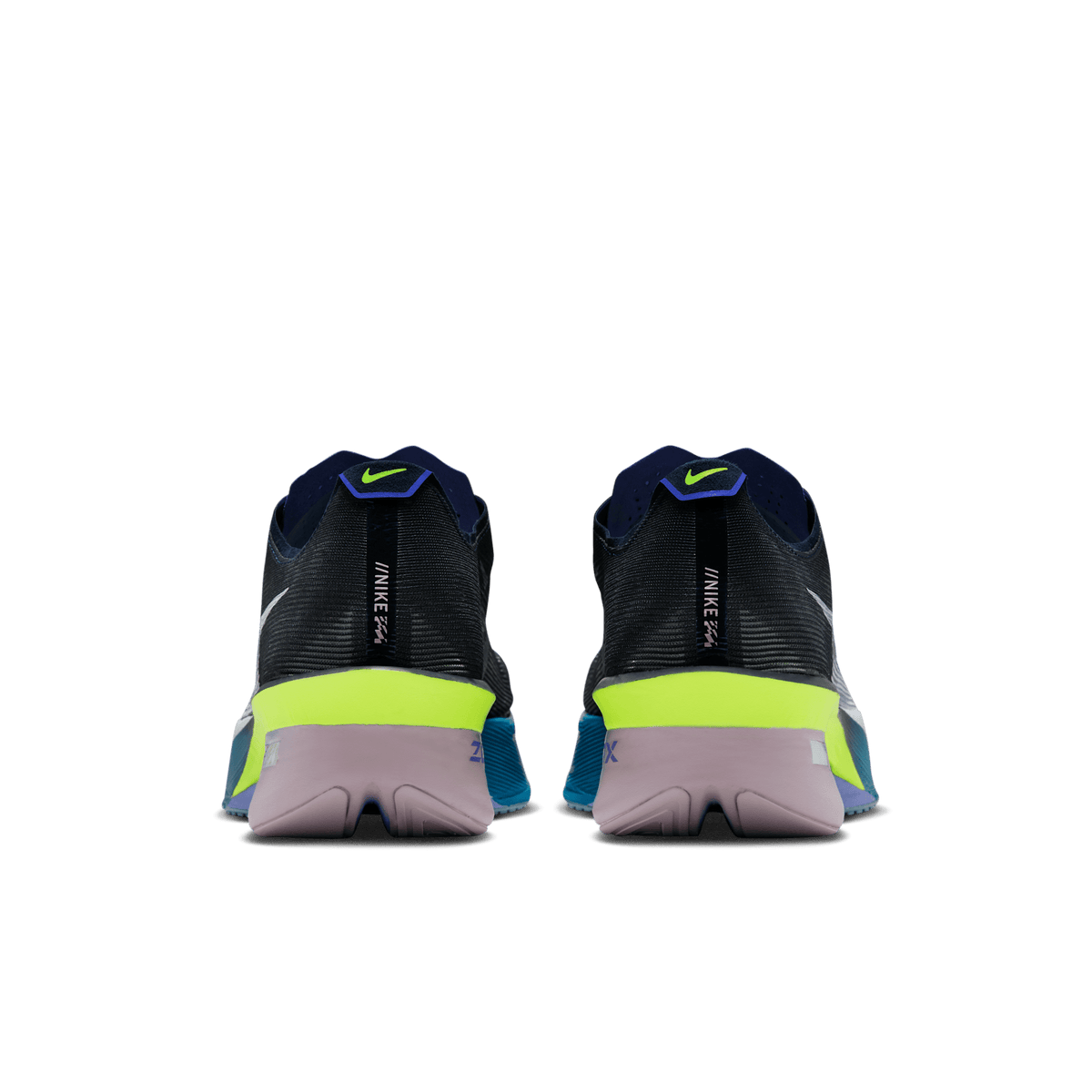 Nike Men's Vaporfly 4 401 Obsidian/WhitePersianViolet heel