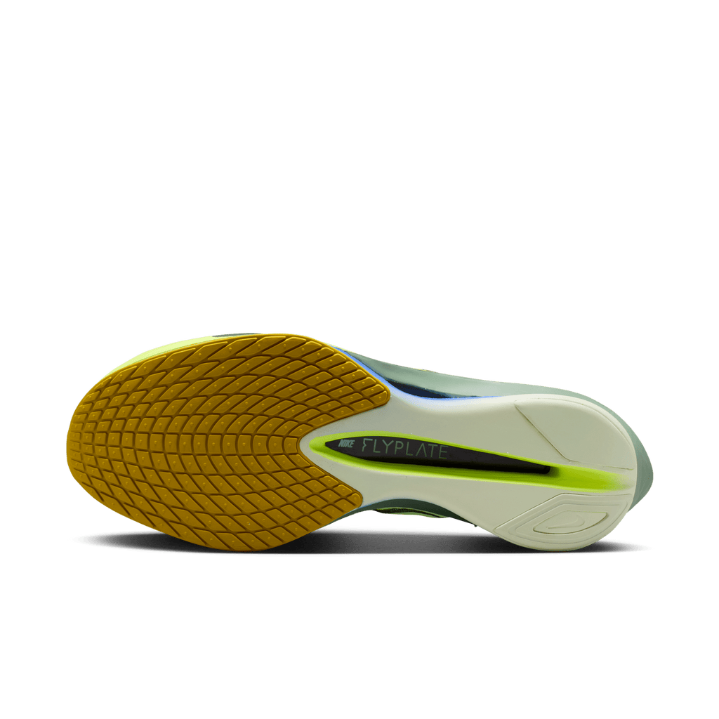 Nike Men's Vaporfly 4 300 BarelyGreen/BlackSpruceVoltTint outsole