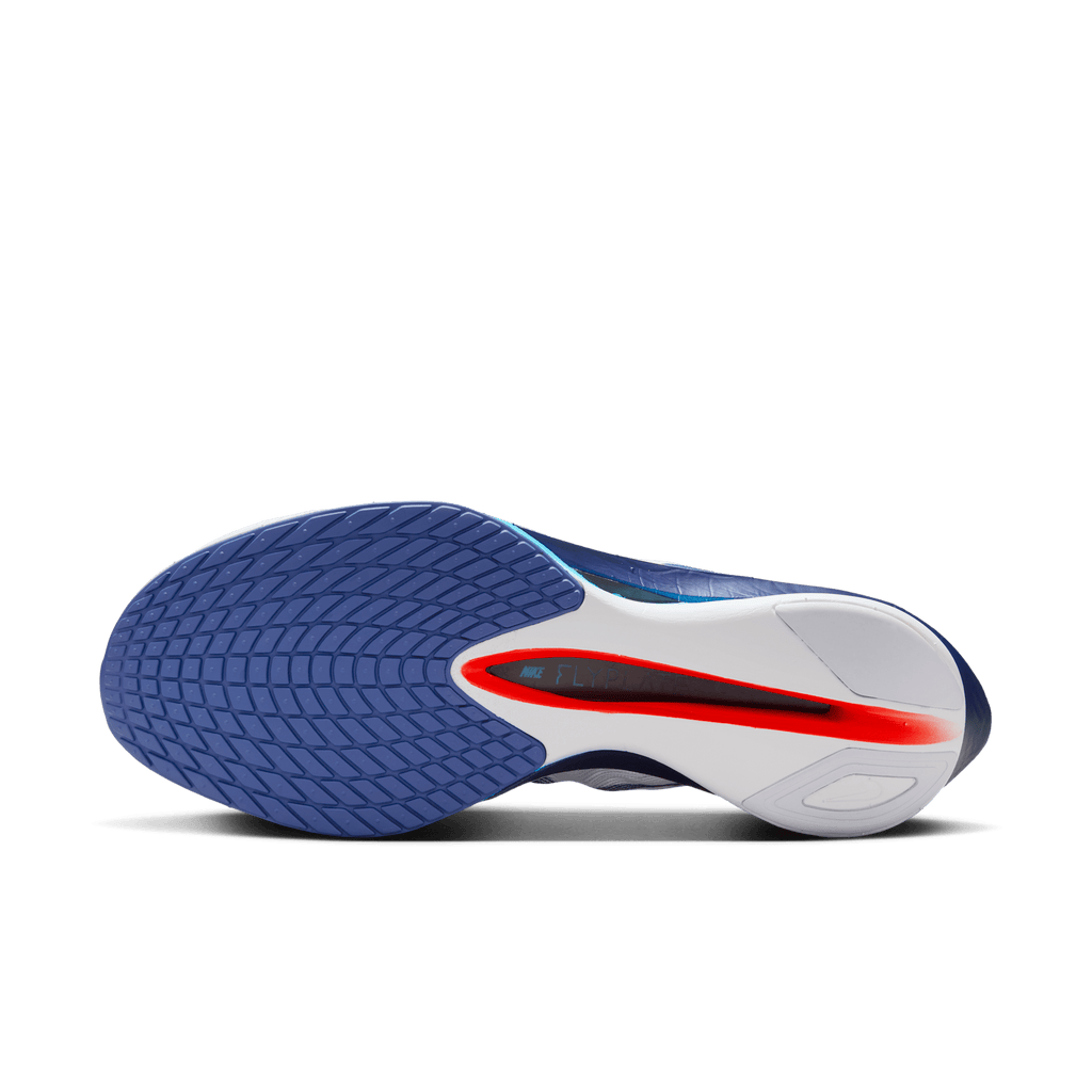 Nike Men's Vaporfly 4 001 Ghost/BlueVoidPersianViolet outsole