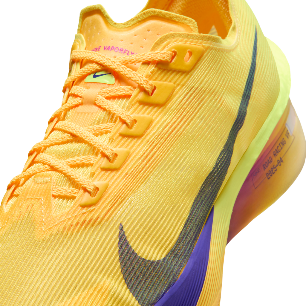 Nike Women's Vaporfly 4 800 CitronPulse/IndigoBurstLaserOrange detail