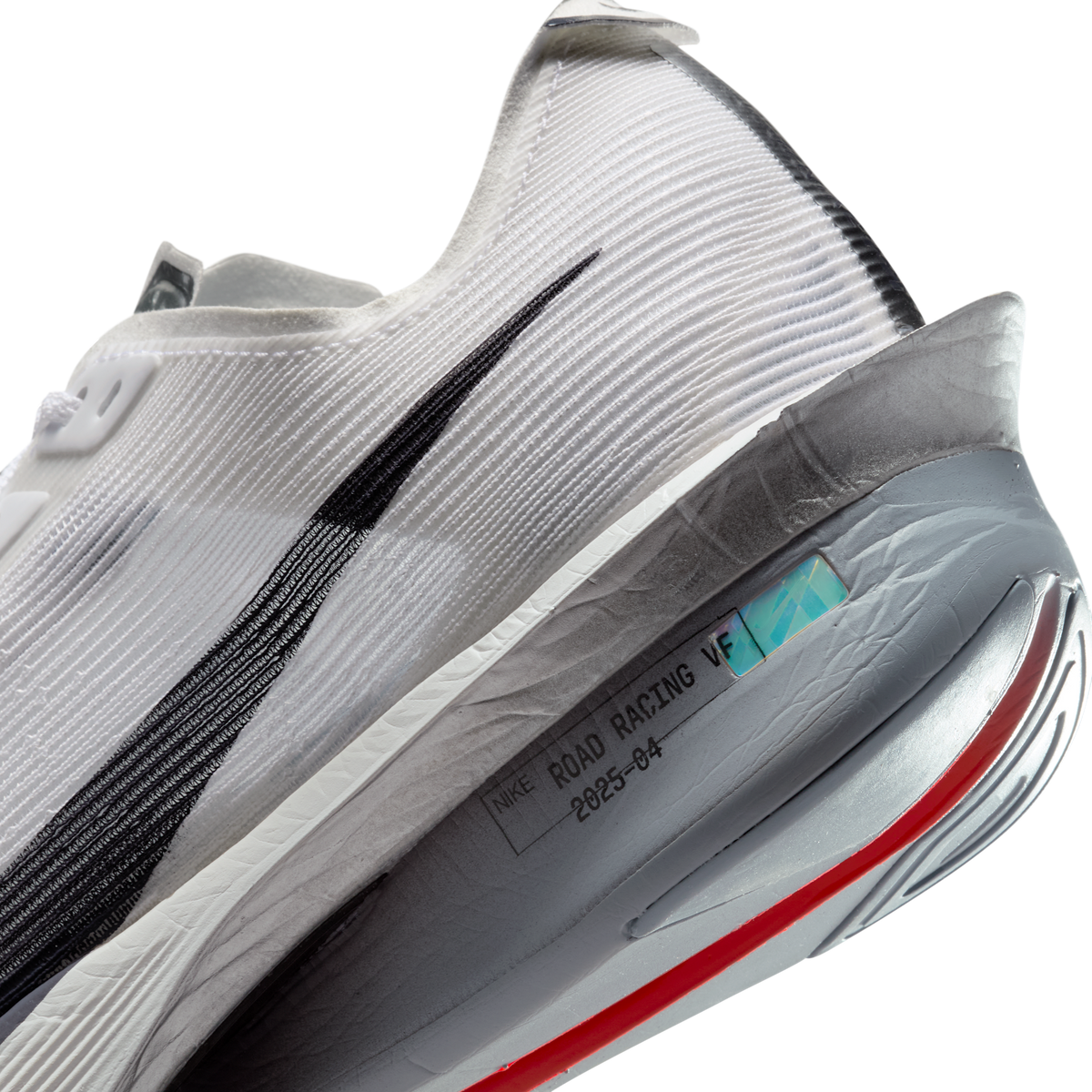 Nike Women's Vaporfly 4 100 White/GridironObsidianMist detail 2