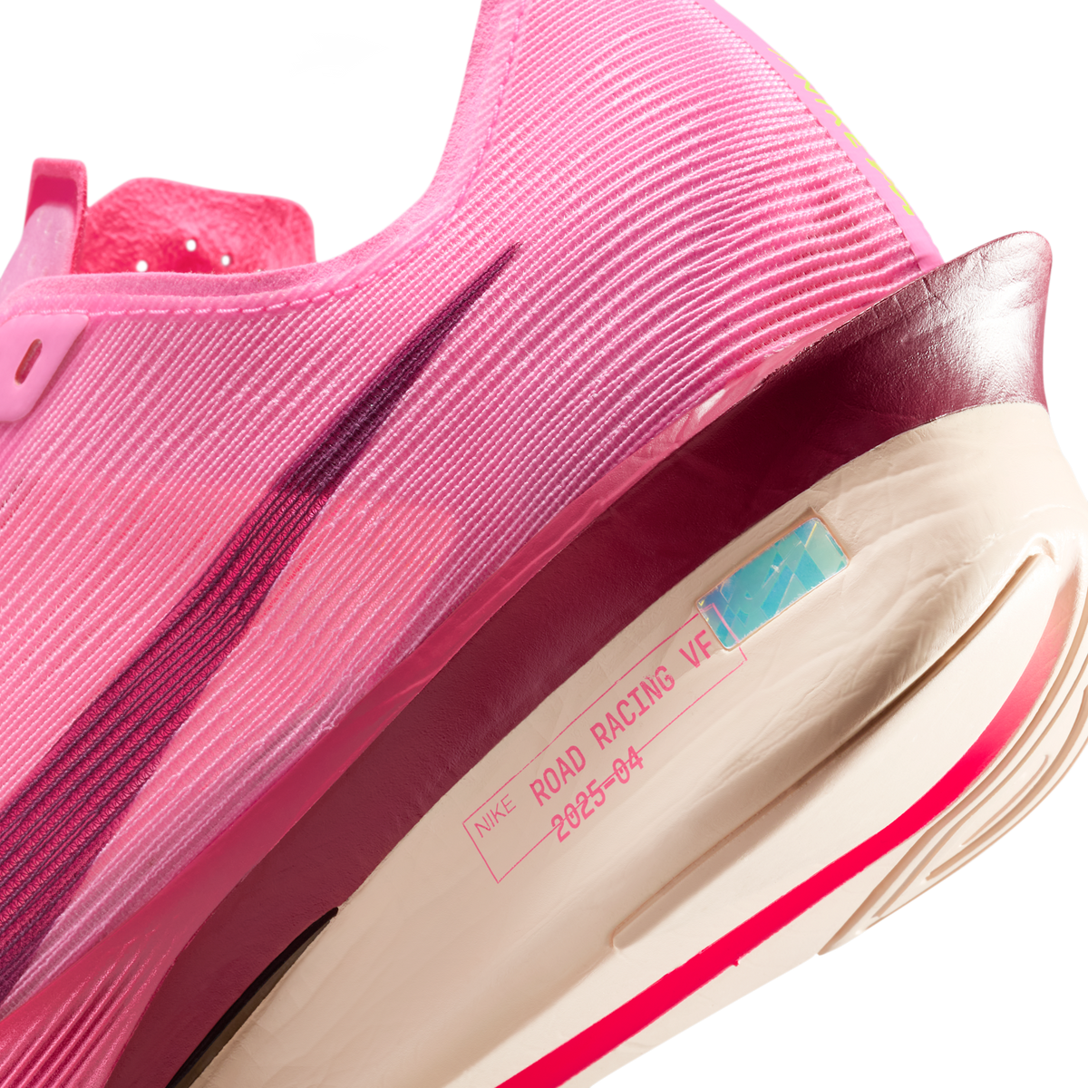 Nike Women's Vaporfly 4 601 Pink Spell/bordeauxhyper Pinkvolt Ice detail 2