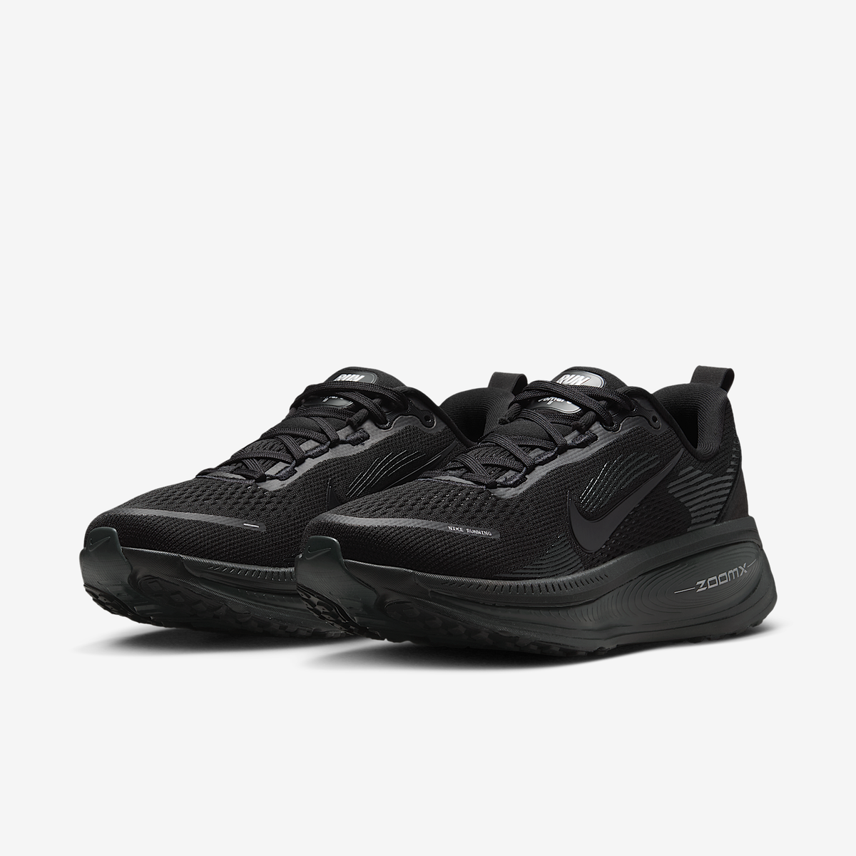 Nike Women's Vomero 18 004 Black/Black-DkSmokeGrey-LtSmokeGrey pair angle