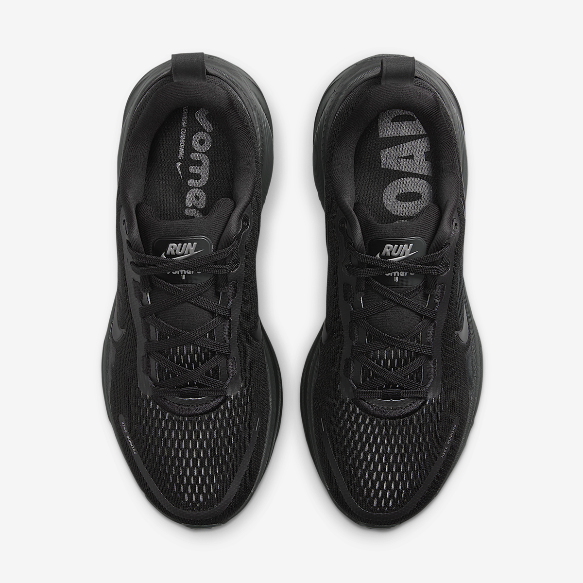 Nike Women's Vomero 18 004 Black/Black-DkSmokeGrey-LtSmokeGrey top