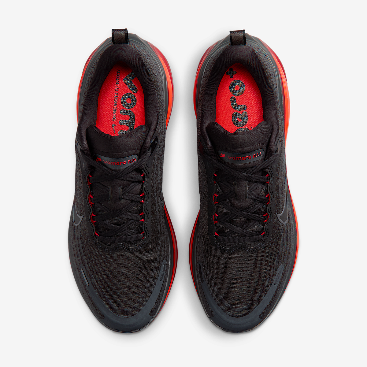Nike Men's Vomero Plus 017 Anthracite/Black-BrightCrimson top