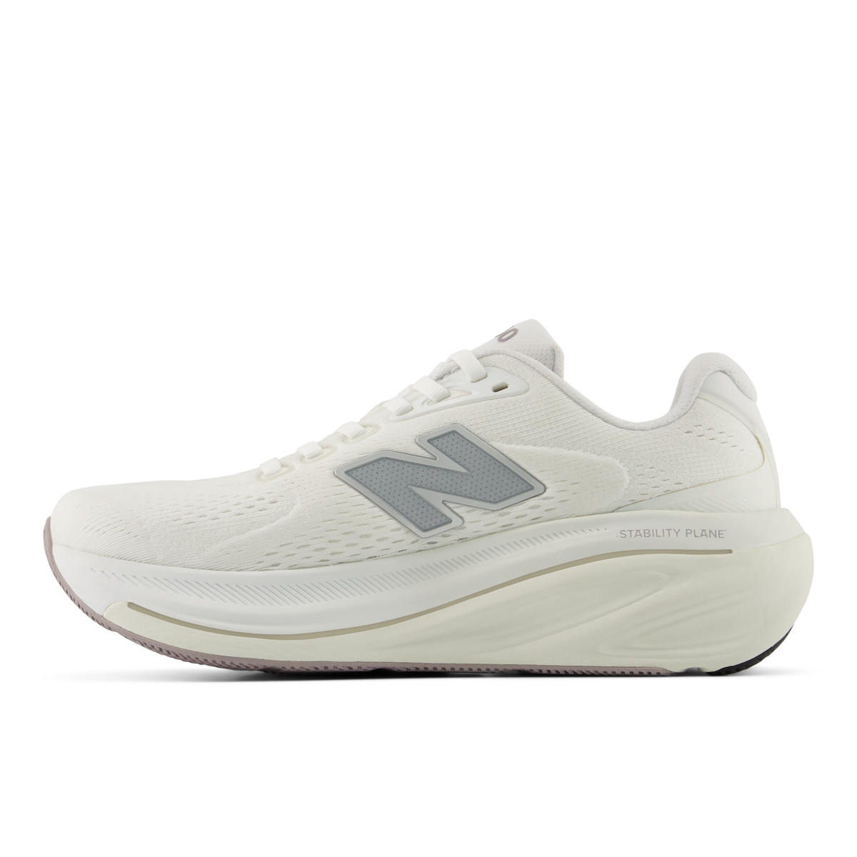 New Balance Women's 860v15 19F WHITE/SILVERMETALLIC medial