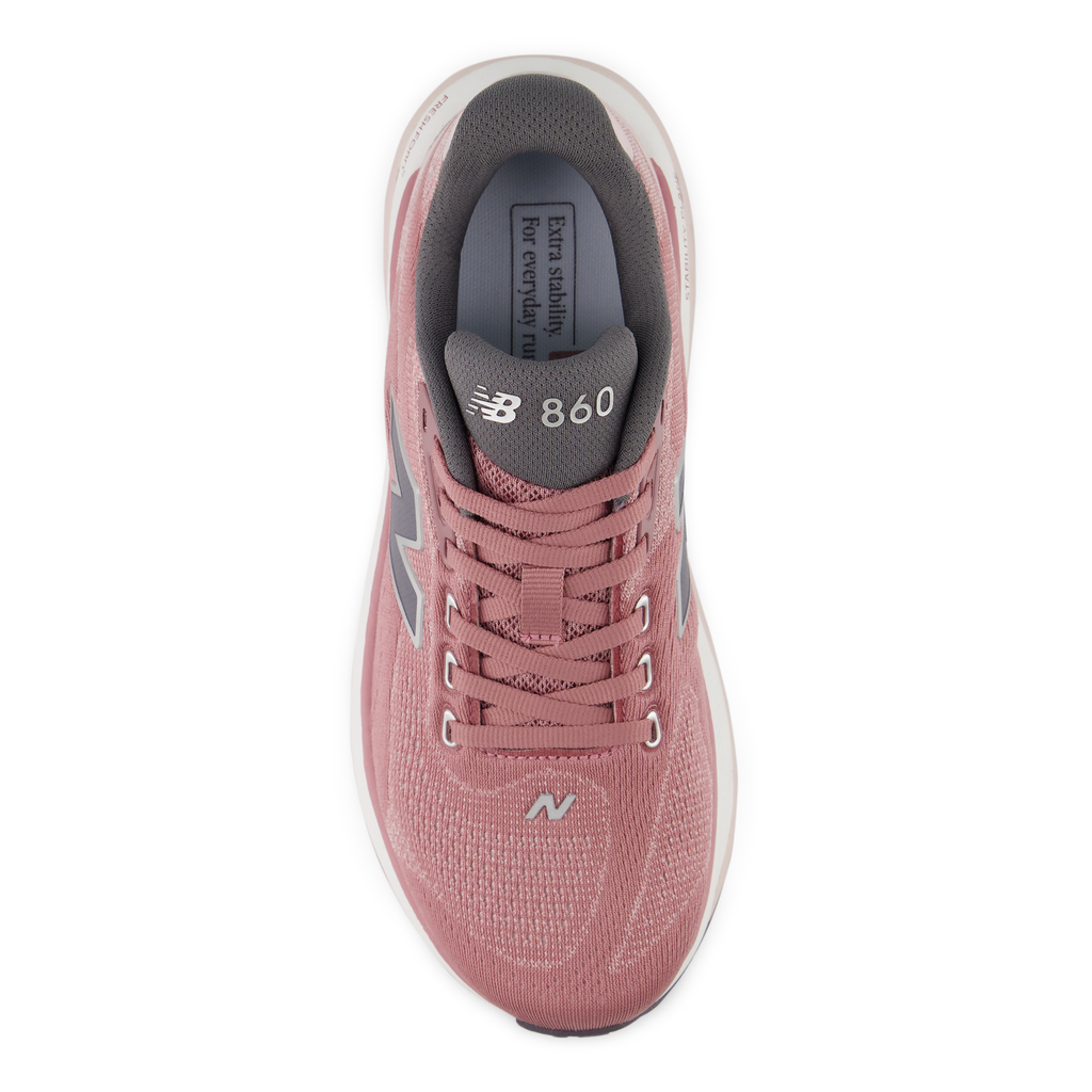 New Balance Women's 860v15 1WS ROSEWOOD/NEPTUNEGREY top