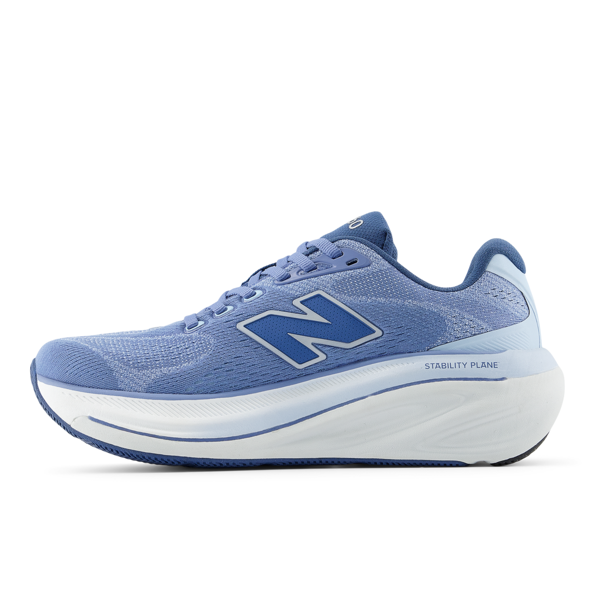 New Balance Women's 860v15 38B FAIRWEATHERBLUE/SILVERMETALLIC medial