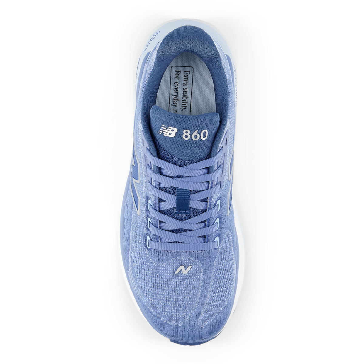 New Balance Women's 860v15 38B FAIRWEATHERBLUE/SILVERMETALLIC top