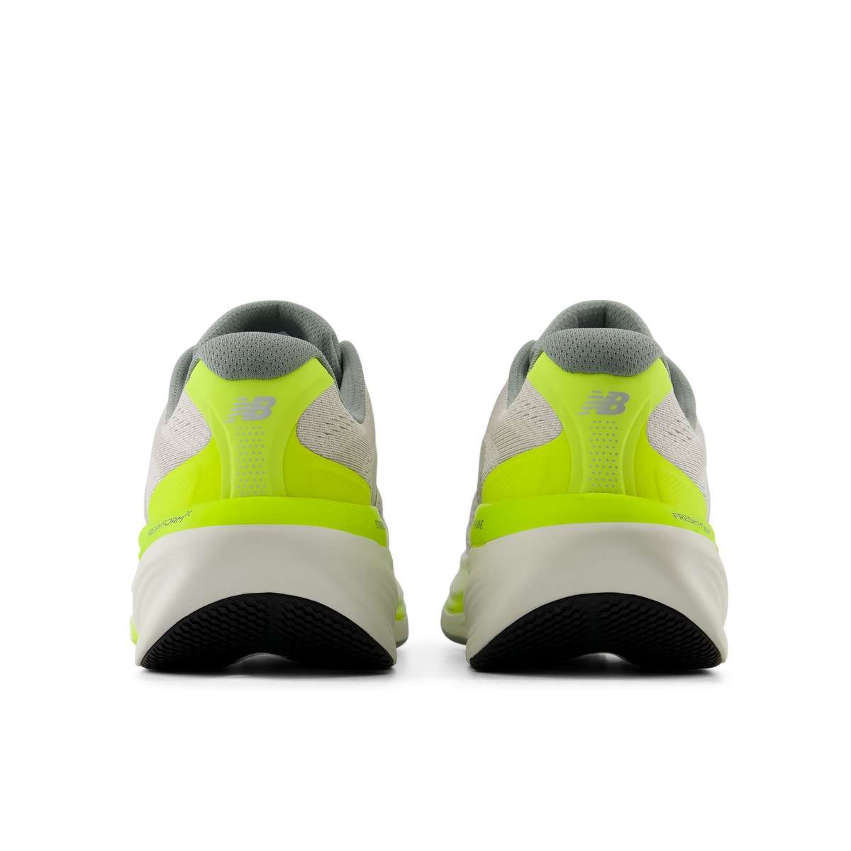 New Balance Women's 860v15 3FL GREYMATTER/ALKALINEGREEN heel
