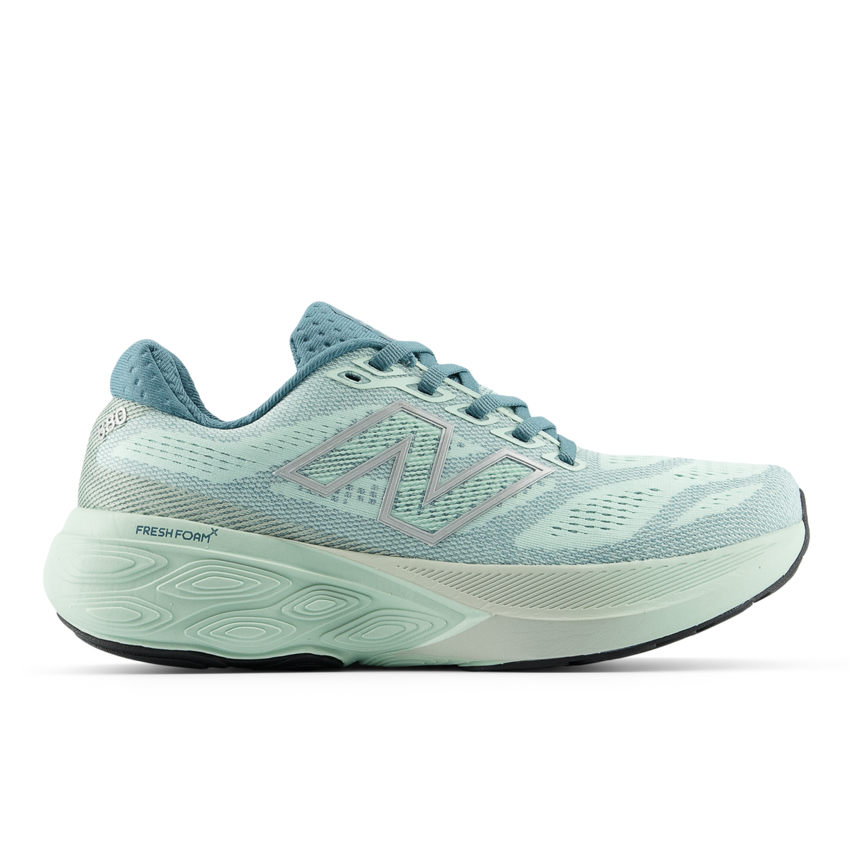New Balance Women's 880v15 1FT COSMICJADE/SILVERMETALLIC lateral