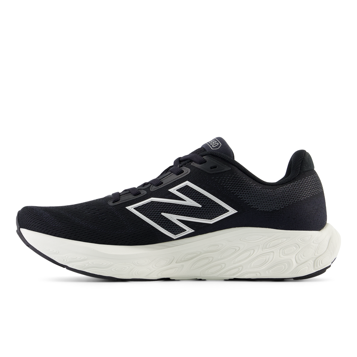 New Balance Women's 880 v14 K Black/SeaSalt/SilverMetallic medial