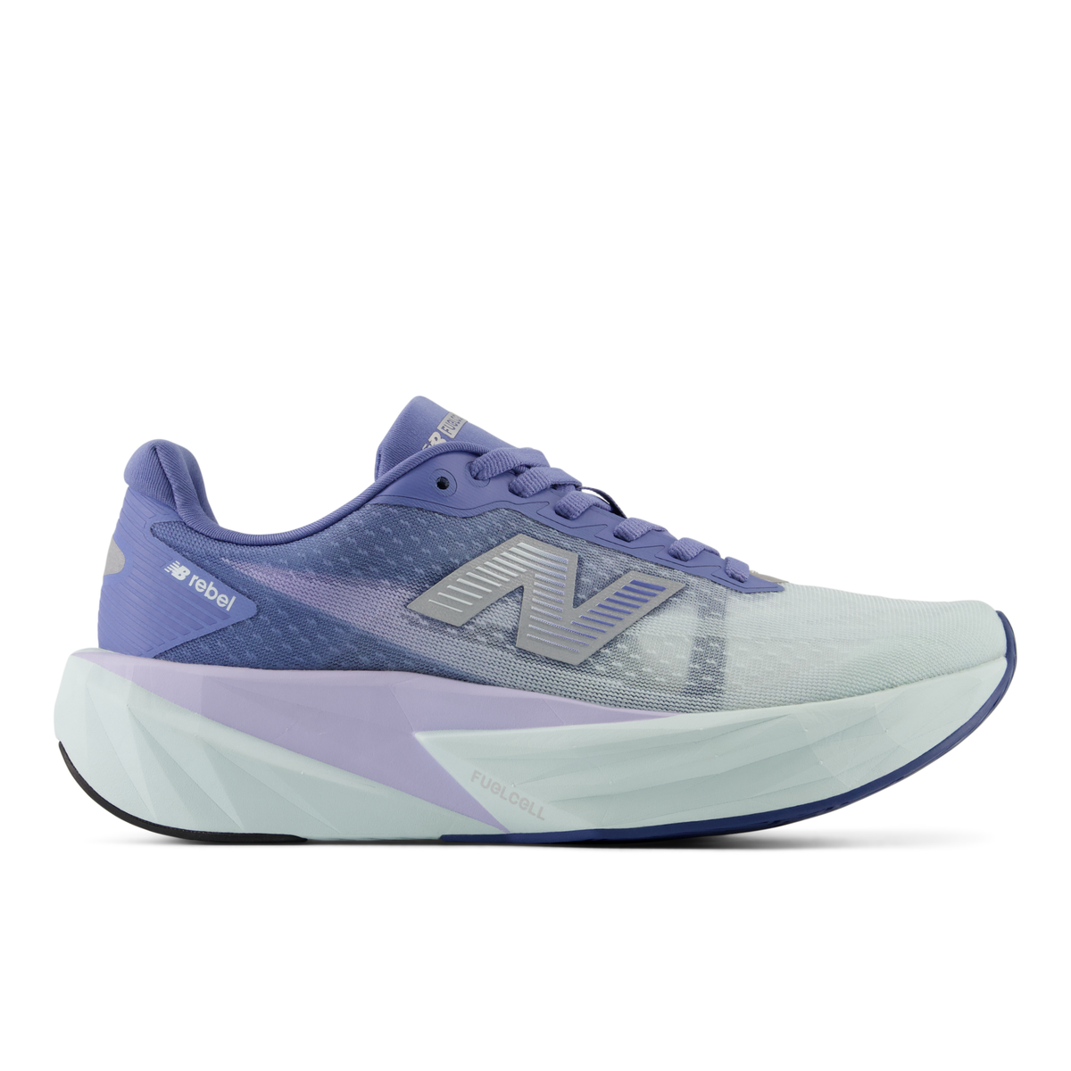 New Balance Women's FuelCell Rebel v5 5TV WFCX5TV-FAIRWEATHERBLUE/GLINTBLUE lateral