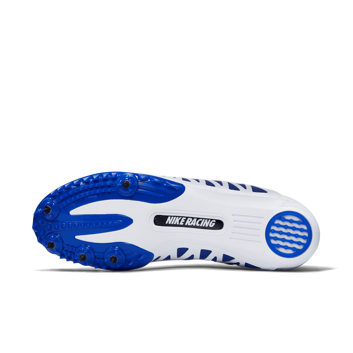 Nike Zoom Maxcat 4 100 White/Blue outsole