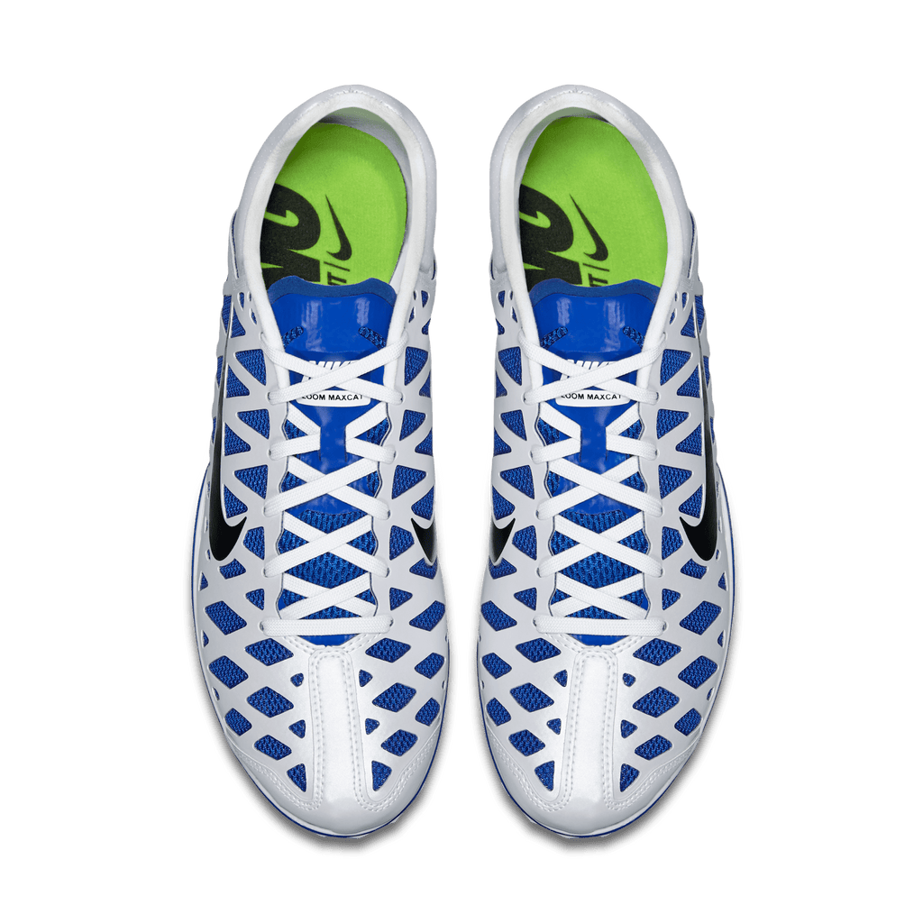 Nike Zoom Maxcat 4 100 White/Blue top