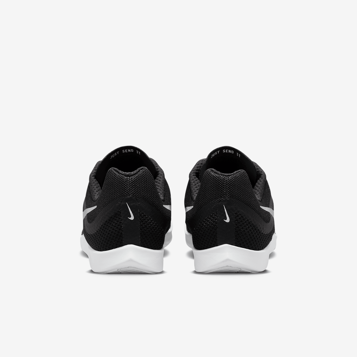 Nike Rival Distance 001 Black/MetallicSilver-Black heel